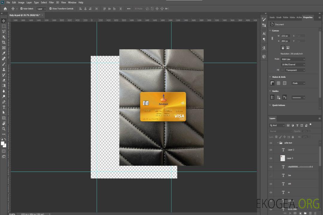 Pays , Bas Rabobank visa carte d'or photolook avant template Pays , Bas Rabobank visa carte d'or photolook avant template
